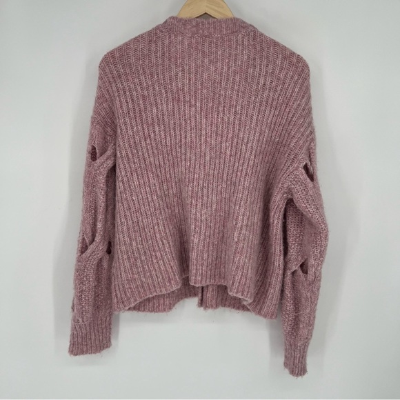 Jonathan Simkai Reagan Cardigan in Lilac Melange - Picture 11 of 16